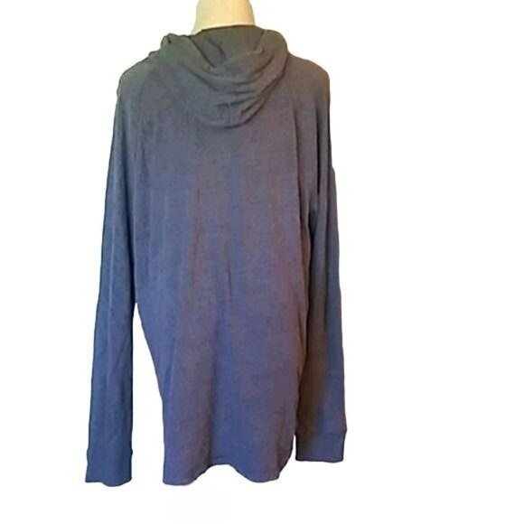 Levis Strauss & Co Mens Gray Drawstring Kangaroo Pocket Hoodie Size Large - Picture 7 of 8